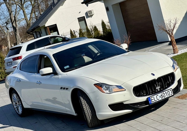 Maserati Quattroporte cena 143000 przebieg: 52000, rok produkcji 2014 z Łowicz małe 254